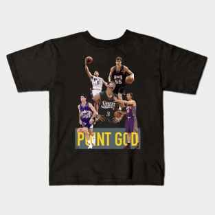 Basketball Point God Spotted Kids T-Shirt